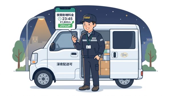 軽貨物の深夜配送は稼げる？夜間案件の種類と「高単価」の裏にある意外な落とし穴