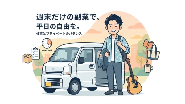 軽貨物を土日だけの副業にするのは「割に合う」か？黒ナンバー化のコストと手残りの分岐点を徹底解説