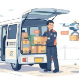 ドローン宅配で軽貨物の仕事はなくなる？配送の未来とドライバーに求められる役割