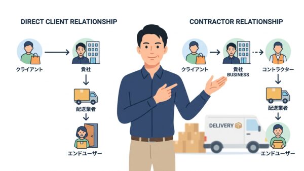 軽貨物の「直請け」と「元請け」の違いとは？未経験者が知るべき報酬とリスクの比較基準