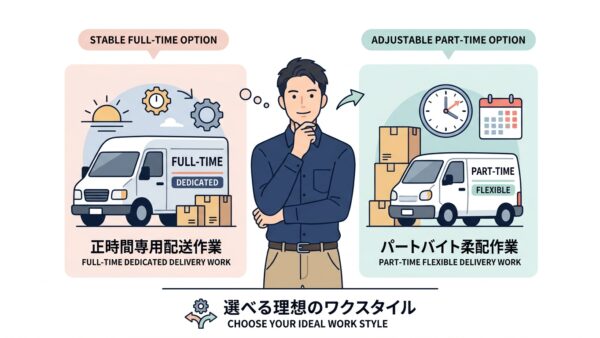 軽貨物は「専業」と「兼業」どちらで始める？未経験者が損をしないための収入・リスク比較基準